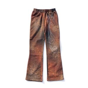 CHEETAH RHINESTONE PANTS